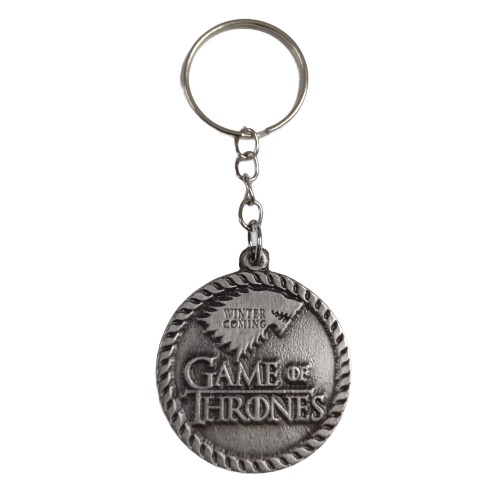 Llavero Juego de Tronos - Casa Stark (redondo)