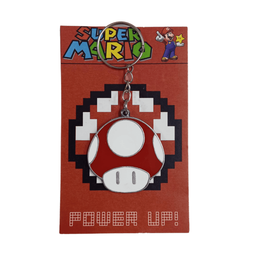 Llavero Super Mario Bros - Power Up (Hongo Rojo) Grande