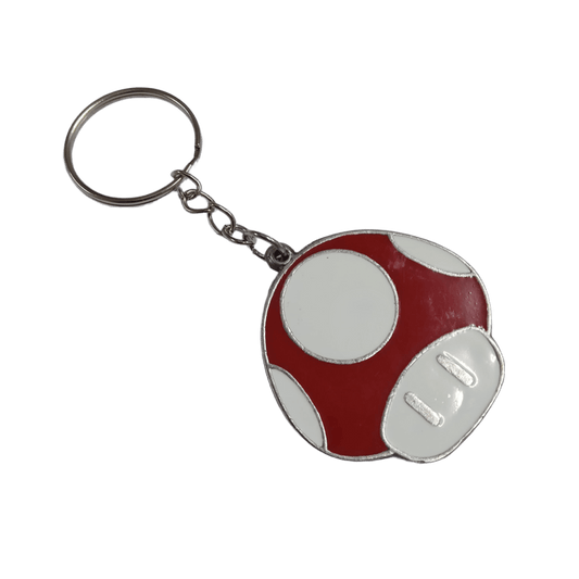 Llavero Super Mario Bros - Power Up (Hongo Rojo) Grande