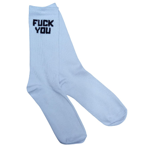 Medias 3/4 Puño Fuck You fondo blanco