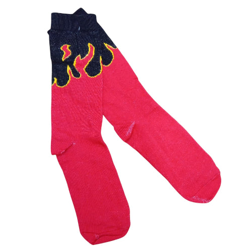 Medias 3/4 Llama de fuego - Rojo