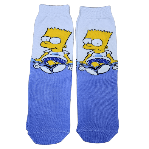 Medias 3/4 Los Simpson - Bart chiquito con Skate