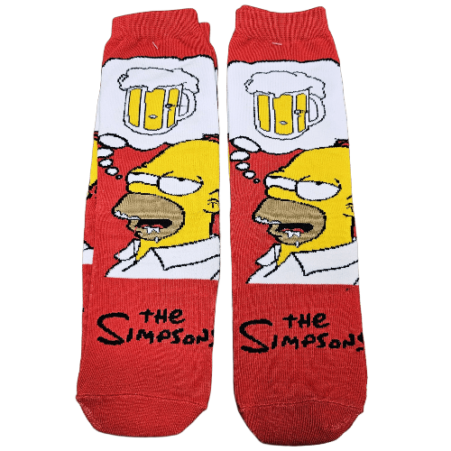 Medias 3/4 Los Simpson - Homero pensando en cerveza