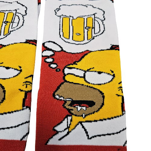 Medias 3/4 Los Simpson - Homero pensando en cerveza