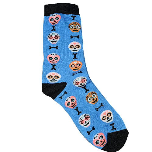 Medias 3/4 Calaveras mexicanas