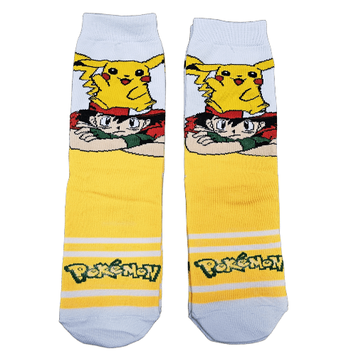Medias 3/4 Pokemon - Ash y Pikachu