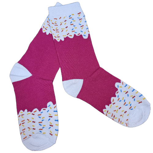 Medias 3/4 Dulces glaseado con chispas