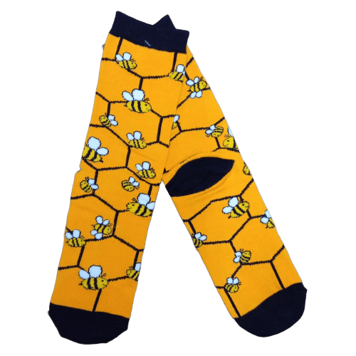 Medias 3/4 Panal con abejas