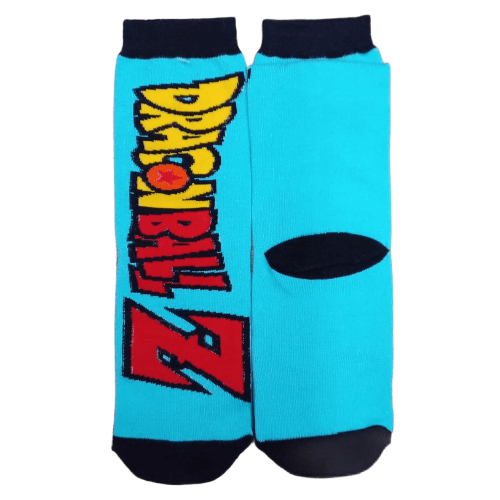 Medias 3/4 Dragon Ball Z - Logo fondo celeste