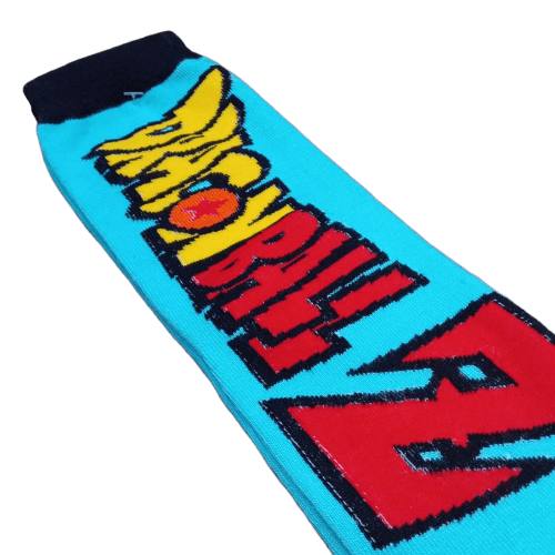 Medias 3/4 Dragon Ball Z - Logo fondo celeste