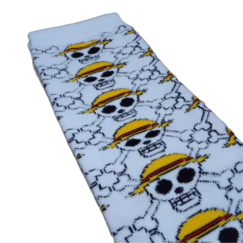 Medias 3/4 One Piece - Calaveras Luffy