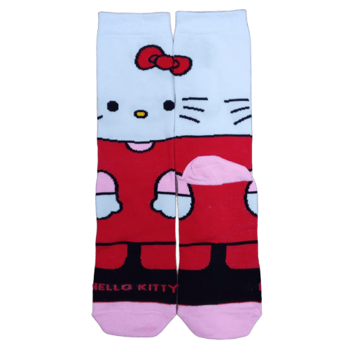 Medias 3/4 Sanrio - Hello Kitty cuerpo vestido rojo