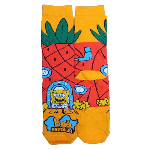 Medias 3/4 Bob Esponja - Casa Piña