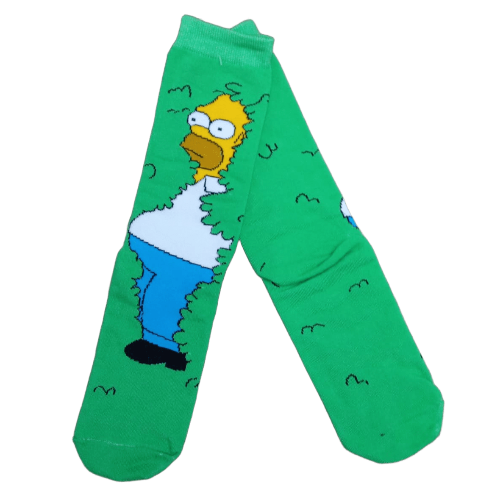 Medias 3/4 Los Simpson - Homero desapareciendo en los arbustos