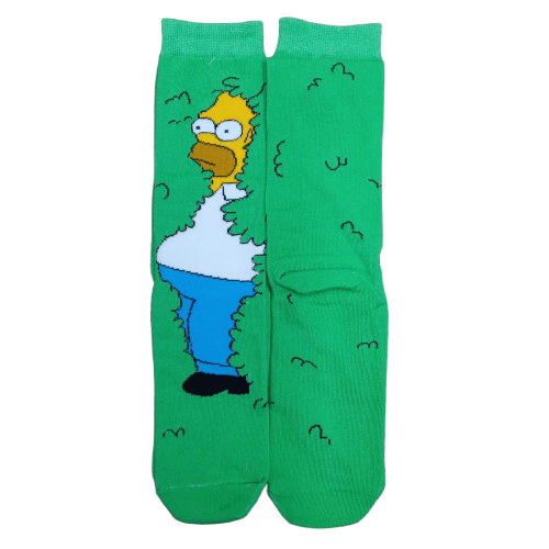 Medias 3/4 Los Simpson - Homero desapareciendo en los arbustos