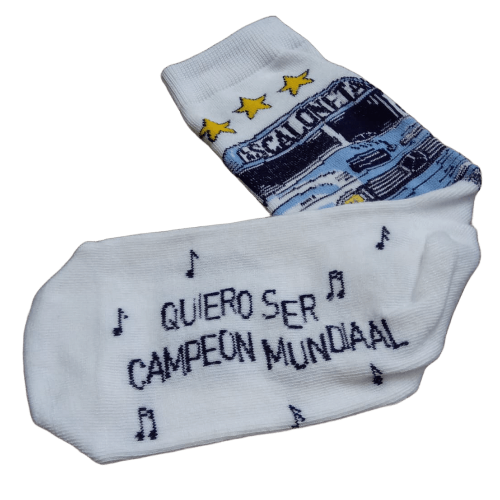 Medias 3/4 Selección Argentina - Micro La Scaloneta 10 Tres Estrellas
