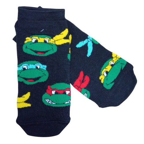 Medias soquete Tortugas Ninja - Tortugas caras