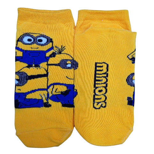Medias soquete Minions - Kevin, Stuart y Bob