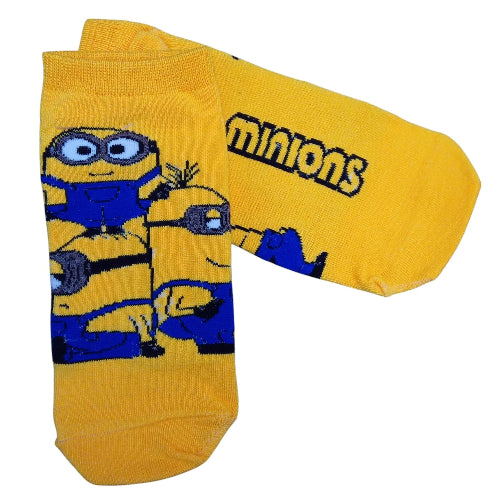 Medias soquete Minions - Kevin, Stuart y Bob