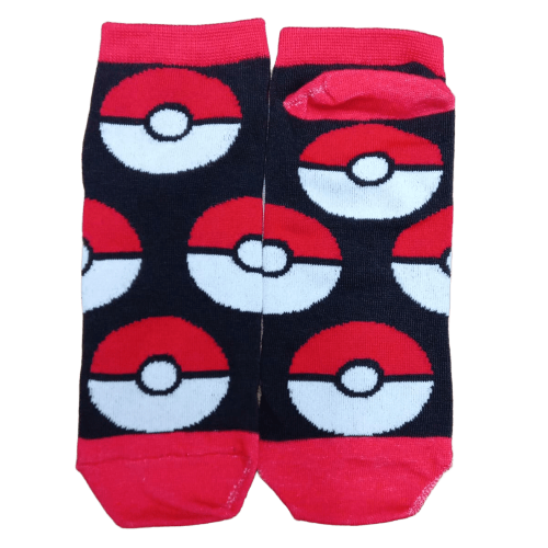 Medias soquete Pokemon - Pokebolas