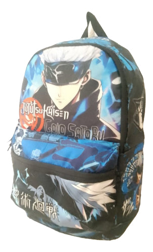 Mochila de Cordura Reforzada - Jujutsu Kaisen Gojo Satoru (fondo azul)
