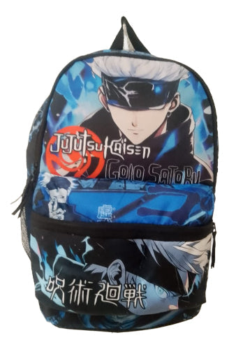 Mochila de Cordura Reforzada - Jujutsu Kaisen Gojo Satoru (fondo azul)