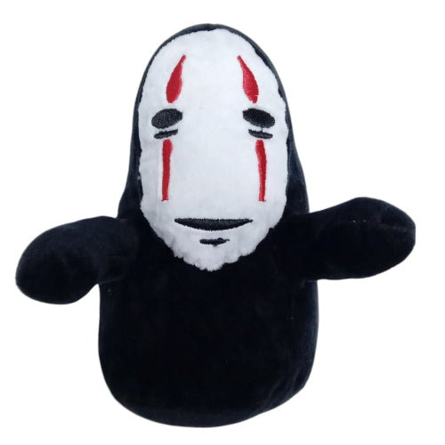 Peluche plush El viaje de Chihiro - Sin Rostro (líneas rojas) con ventosa 19CM