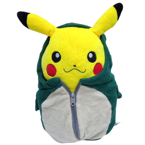 Peluche plush Pokemon - Pikachu sonriendo sleeping bag Snorlax 27CM - Oficial