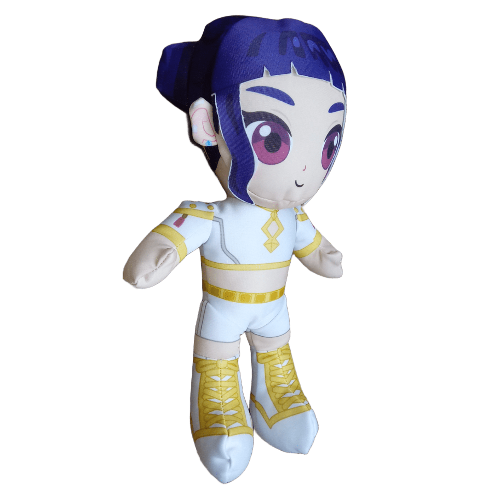 Peluche Las Guerreras K-pop - Zoey traje blanco (Golden) 38CM