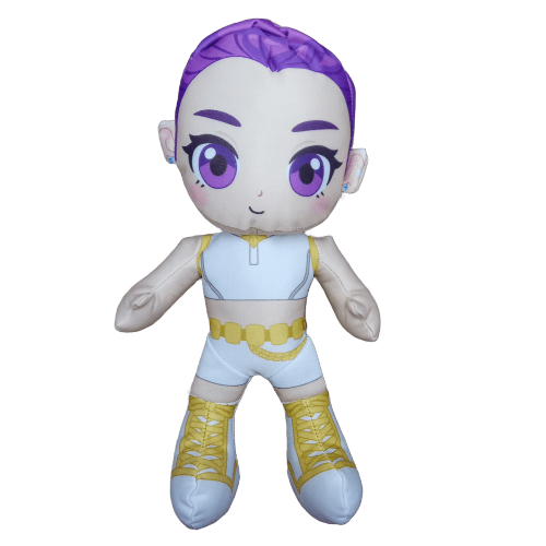 Peluche Las Guerreras K-pop - Rumi traje blanco (Golden) 38CM