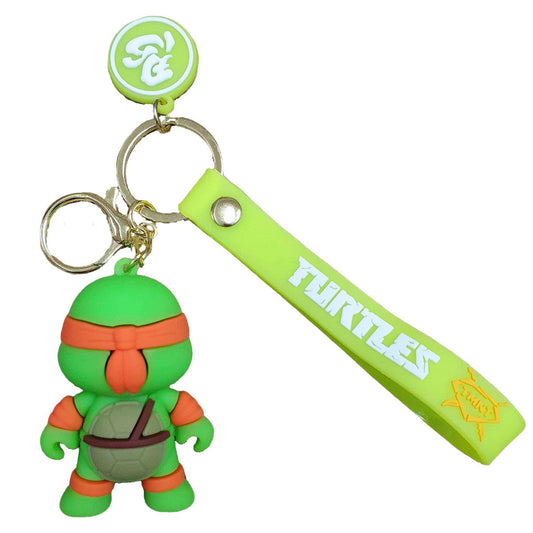Llavero goma 3D Tortugas Ninja - Michelangelo