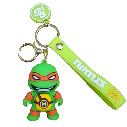 Llavero goma 3D Tortugas Ninja - Michelangelo