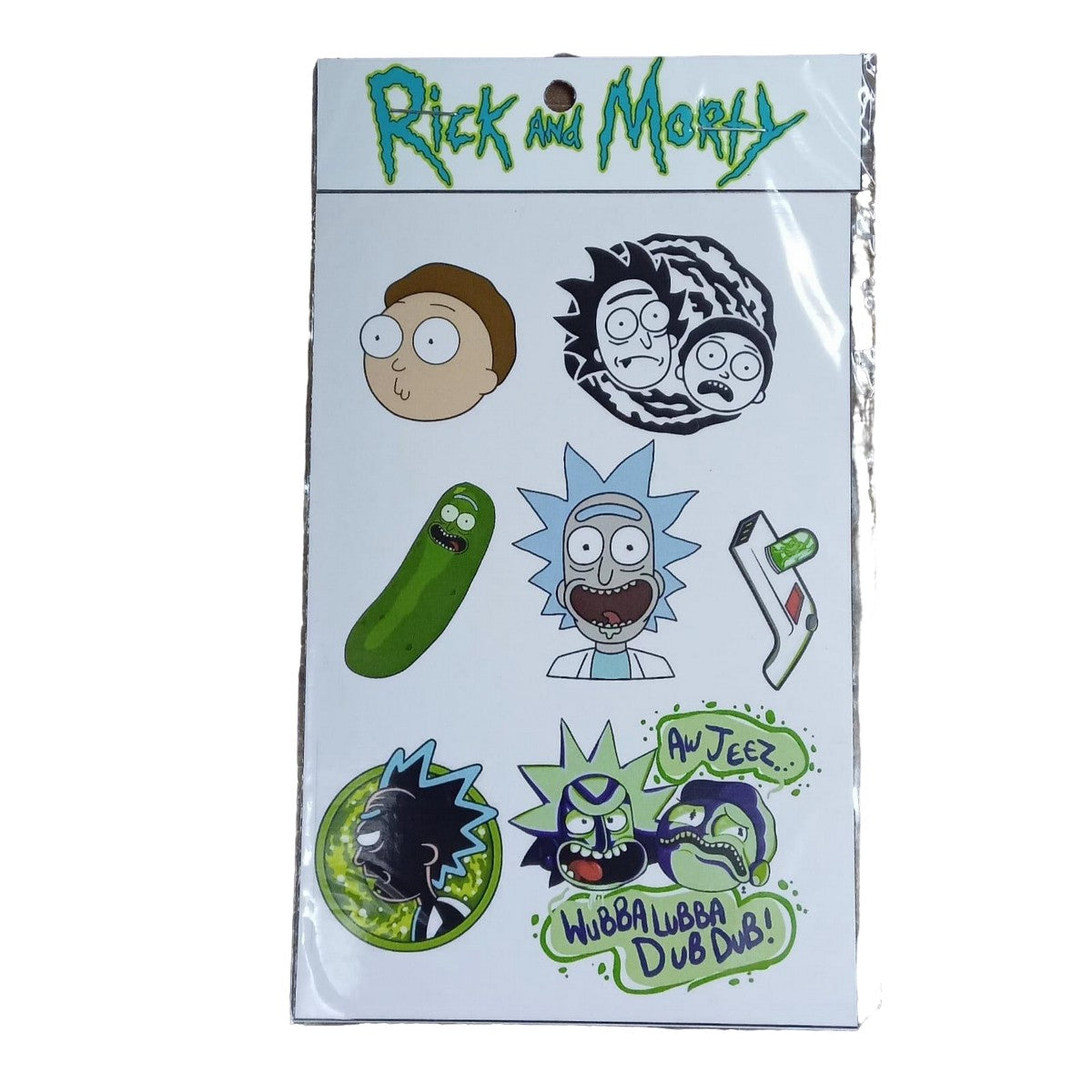 Stickers Rick y Morty para recortar