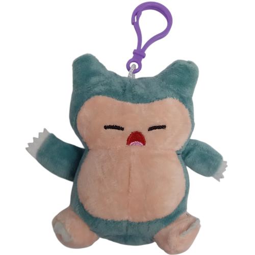 Peluche plush Pokemon - Snorlax con mosquetón - 11CM