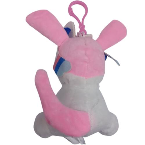 Peluche plush Pokemon - Sylveon con mosquetón - 14CM