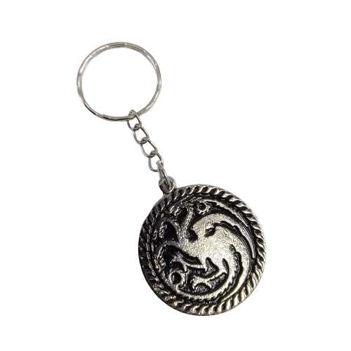 Llavero Juego de Tronos - Casa Targaryen (redondo)