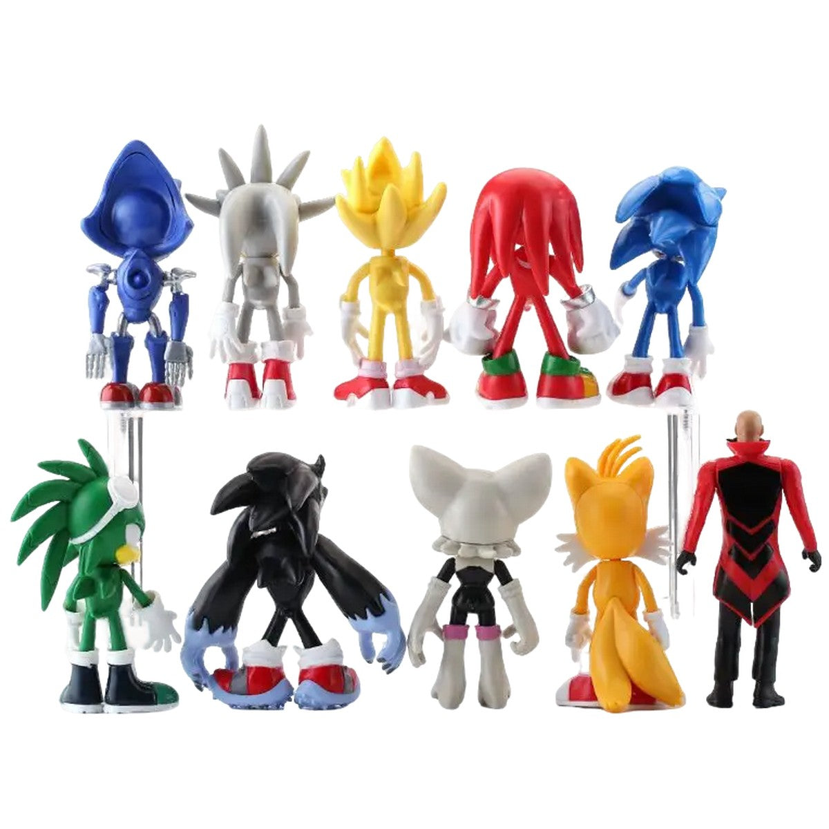 Figuras (x10) Sonic - Personajes 15cm aprox