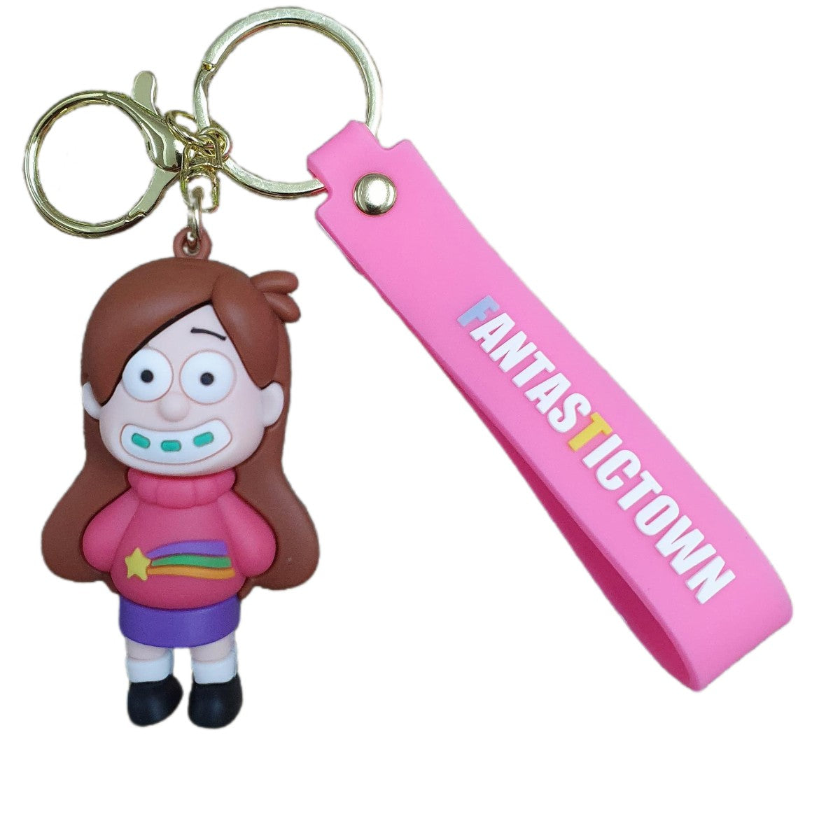 Llavero Goma 3D Gravity Falls - Mabel Pines