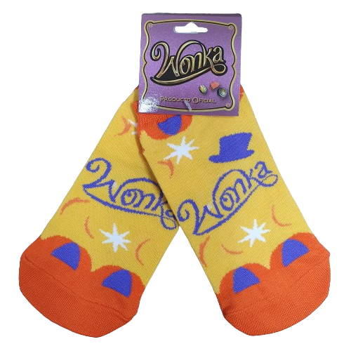 Medias Soquete Willy Wonka Oficial