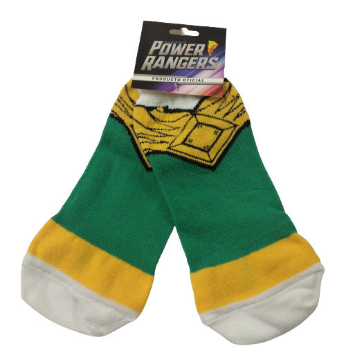 Medias soquete Power Rangers-Verde
