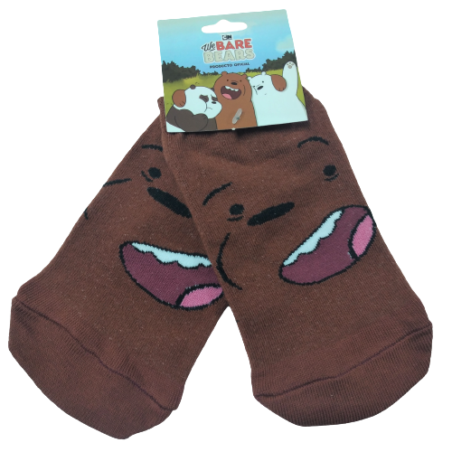 Medias soquete Osos Escandalosos-Pardo