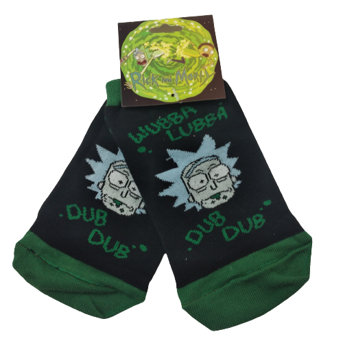 Medias Soquete Rick and Morty-Wubba Lubba