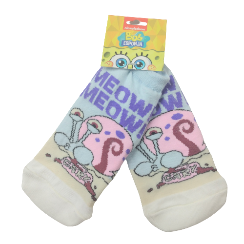 Medias soquete Bob Esponja-Gary