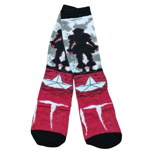 Medias 3/4 IT - Pennywise, el payaso & Barco de Papel