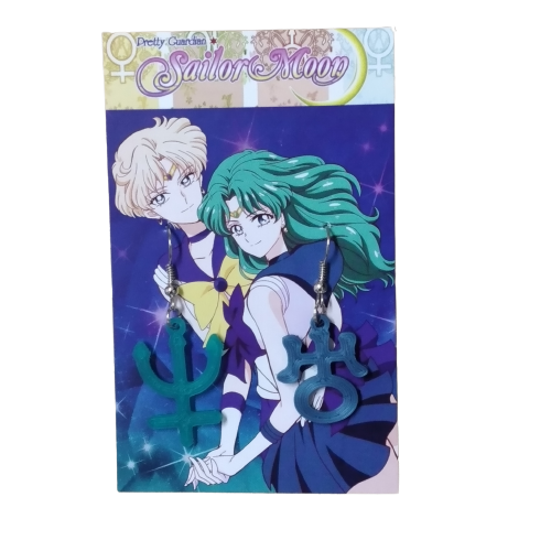 Aros 3D Sailor Moon - Neptuno & Urano