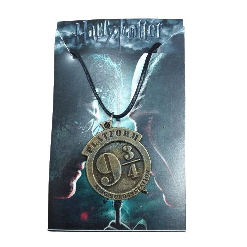 Colgante Harry Potter - Plataforma 9 3/4 Bronce