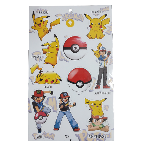 Stickers PVC Pokemon - Ash Ketchum