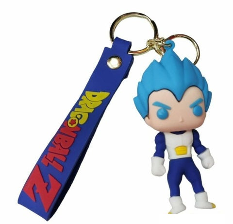 Llavero Goma 3D Dragon Ball Z Funko Vegeta Super Saiyan Blue
