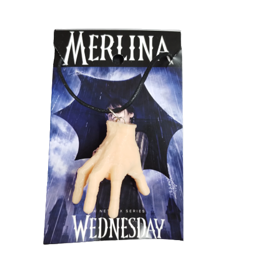 Colgante 3D - Wednesday Merlina - Manos