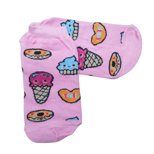 Medias soquete Helado-Muffin-Donut